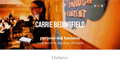 Desktop Screenshot of carriebedingfield.com